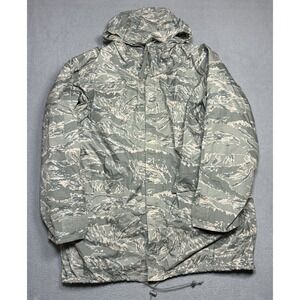 USAF ECWCS Gen III Level 6 ABU Tiger Stripe GoreTex Parka Jacket Medium Gorpcore